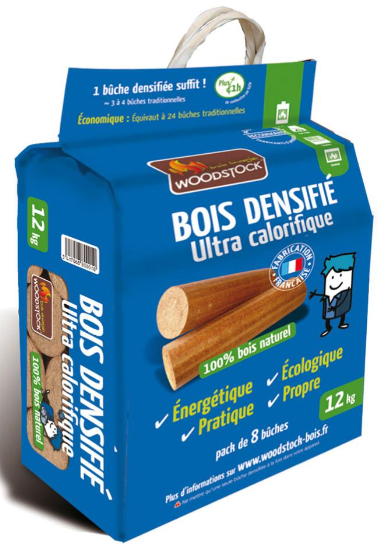 Palette bois densifiés WOODSTOCK 8 x 84 – FELIX BOIS