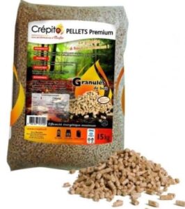 Granulés (pellets) de bois EN+A1 / DIN+ palette complète 66 sacs de 15kg  (990kg)